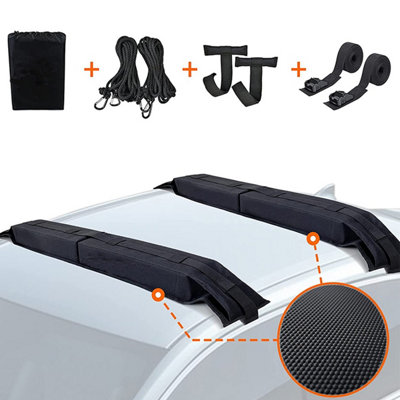 Shield Autocare Universal Soft Easy Roof Rack Padded For 2 Or 4 Door Cars from B&Q