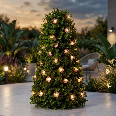 Solar Flower Garden String Lights from B&Q
