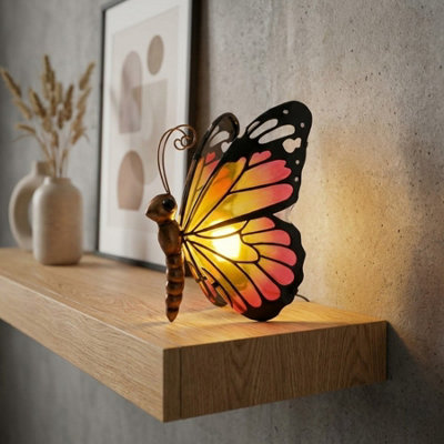 Garden Greatness Sunrise Butterfly Led Table Lamp from B&Q