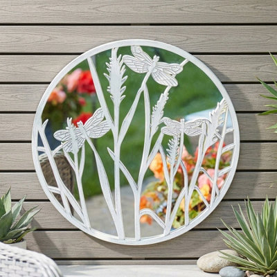  - Wingflection Dragonfly Garden Mirror