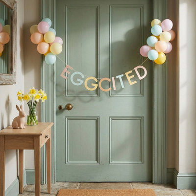 B&Q -  Eco Eggciting Decorative Bunting Garland