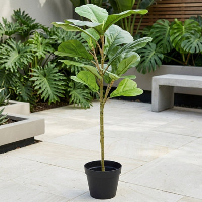 Artificial Potted Ficus Lyrata from B&Q
