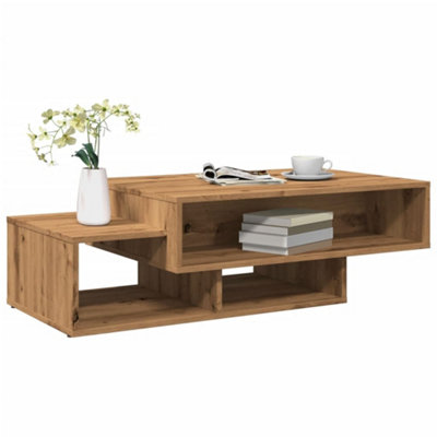 Berkfield Coffee Table Artisan Oak 105X55x32 Cm Engineered Wood