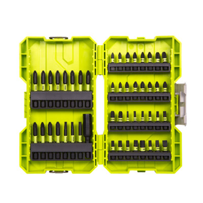 Ryobi Mixed Carbon Steel Screwdriver Bits (48 Pieces)Rak48Sdi from B&Q