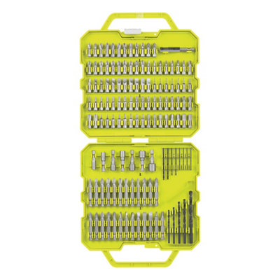 Ryobi Straight Mixed Drill Bit Set (130 Piece)Rakdd130B from B&Q