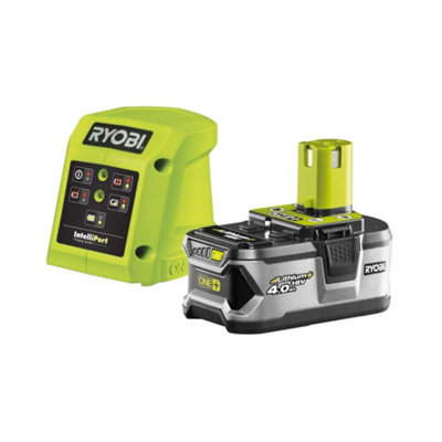 Ryobi Rc 18115-140 Z 18 V One+ Lithium 1 X 4.0 Ah Battery & 1.5 A Charger Kit from B&Q