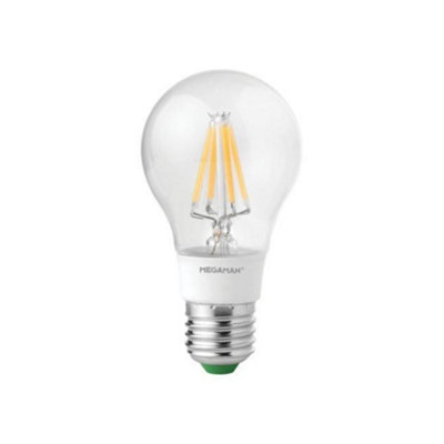 Megaman Led Light Bulb Filament Dimmable E27 5.5W Warm White from B&Q