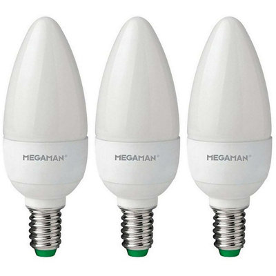 Megaman Led Candle 3.5W E14 Warm White Opal (3 Pack) from B&Q
