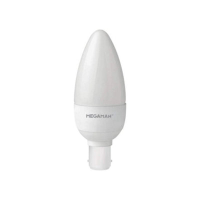 Energy-Efficient Megaman Led Candle Light 5.5W Sbc Opal Cool White 4000K from B&Q