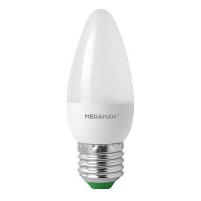 Megaman 142242 Dimmable Led Candle Light Bulb Opal E27 Es 2800K Warm White from B&Q