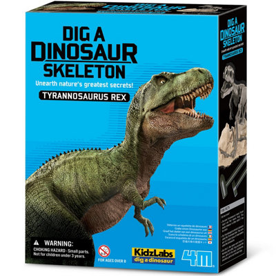 4M KidzlabsDig A Dinosaur SkeletonTyrannosaurus Rex from B&Q