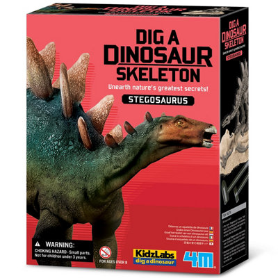 4M KidzlabsDig A Dinosaur SkeletonStegosaurus from B&Q