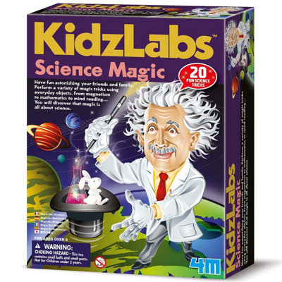 4M KidzlabsScience Magic Kit20 Fun Science Tricks from B&Q