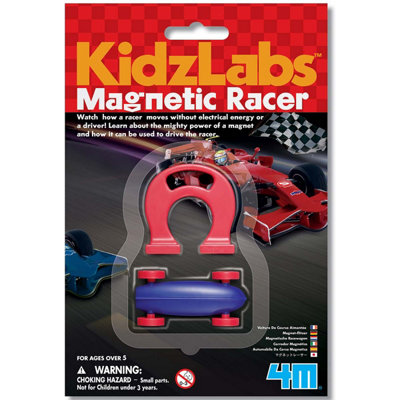 4M KidzlabsMagnetic Racer2 Colour Assorted from B&Q