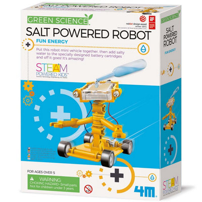 4M Green ScienceSalt-Powered Robot from B&Q