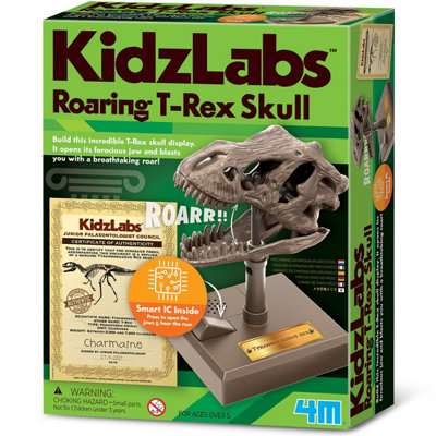 4M KidzlabsRoaring T-Rex Skull from B&Q