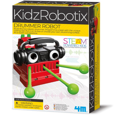 4M KidzrobotixFun Drummer Robot from B&Q