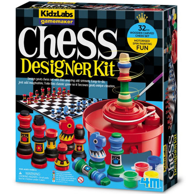 4M KidzlabsGamemakerMotorised Spin/chess Designer Kit from B&Q