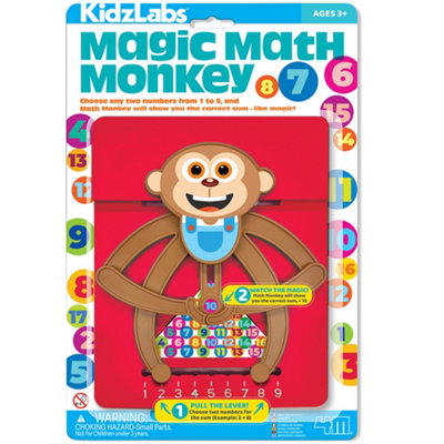 4M Math Monkey Kidzlabs Math Toy For Stem Learning Educational Toy from B&Q