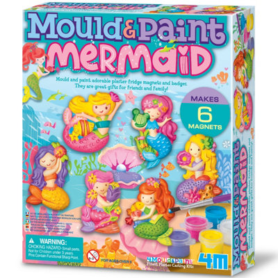 4M Mould & PaintGlitter Mermaid from B&Q