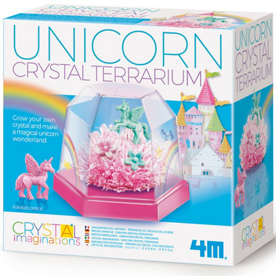 4M Crystal ImaginationsUnicorn Crystal Terrarium from B&Q