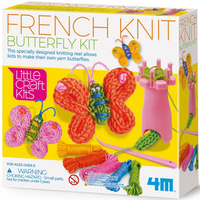 B&Q -  Little CraftFrench Knit Butterfly Kit