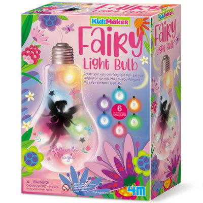 4M KidzmakerCreate Your Own Fairy Light Bulb from B&Q