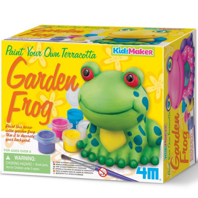 4M KidzmakerPaint Your Own Terracotta Garden Frog from B&Q