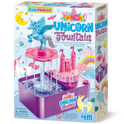 4M KidzmakerUnicorn Floating Fountain from B&Q
