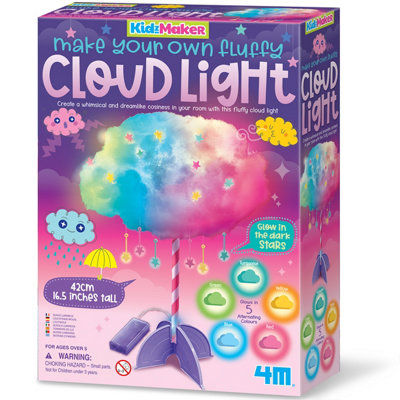 4M KidzmakerMake Your Own Fluffy Cloud Light from B&Q