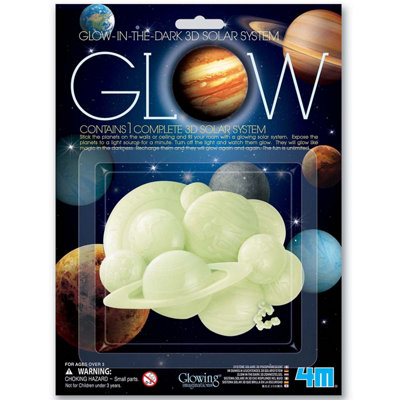 4M Glow-In-The-Dark 3D Solar System from B&Q