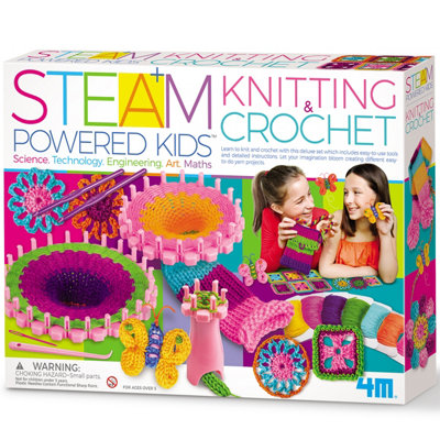 4M SteamLearn Knitting & Crochet from B&Q