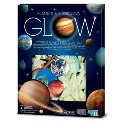 Great Gizmos Glow Planets & Supernova100PcBrand New And Sealed from B&Q
