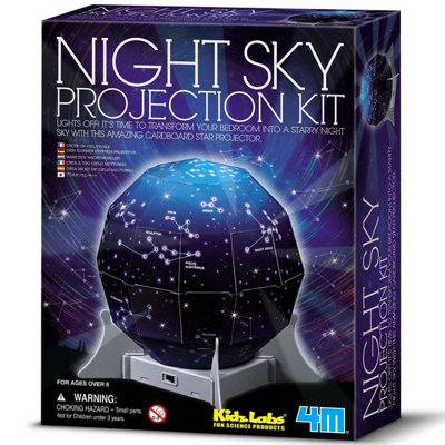 4M Unisex Multicolor Kidzlabs - Night Sky Projection Kit - Image 3