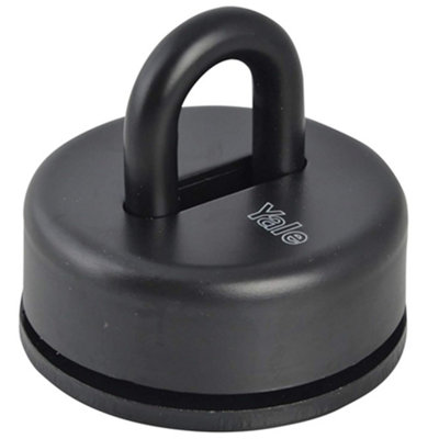 Yale Steel Padlock Anchor with Concealed Fixing 60mm Black Suitable for Outdoor - Image 4