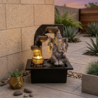  - Ganesh Elephant Led Water Feature
