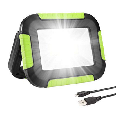 Le Camping Light Rechargeable1000 Lumen Portable Work Bright Outdoor Lamp With 4400 Mah Power Bank3 Modes Led Floodlight For from B&Q