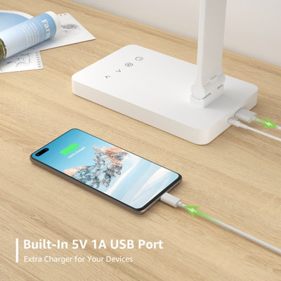 Lepro Desk Lamp With Usb Charging Port from B&Q