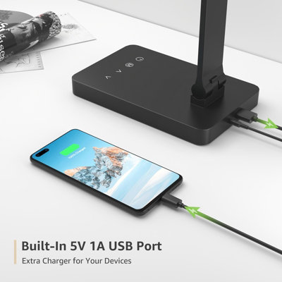 Lepro Desk Lamp With Usb Charging Port from B&Q
