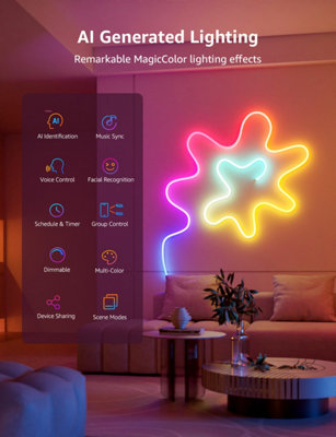 Lepro N1 Ai Smart Neon Light 3M from B&Q