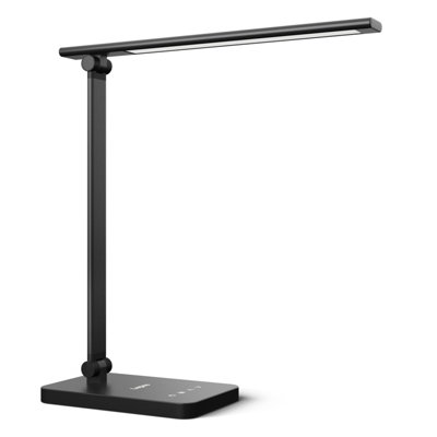 B&Q Lepro Led Desk Lamp, Desk Lamps Office With Adaptor, Black