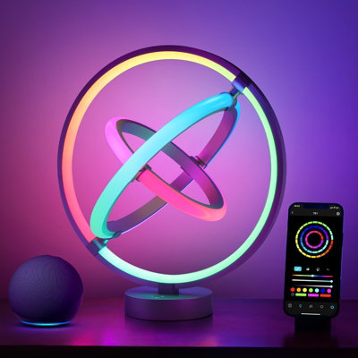 Lepro Tb1 Ai Smart Table LampMusic SyncColour ChangingWorks With Alexa & Google AssistantBluetooth Or 2.4Ghz Wifi from B&Q