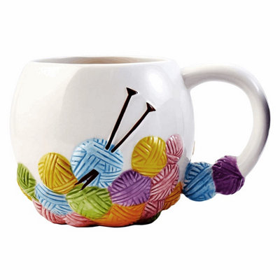 Groves Of Thames Knitting MugMug: Knitting DesignGroves from B&Q