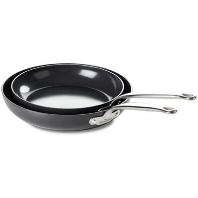 Greenpan Barcelona Ceramic Non-Stick 24Cm & 28Cm Frying Pan Set