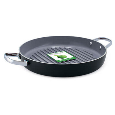 B&Q -  Essentials 28Cm Round Grill Pan