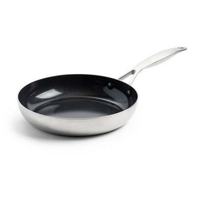 Greenpan Geneva 3-Ply Stainless Steel Non-Stick 24Cm Frypan from B&Q