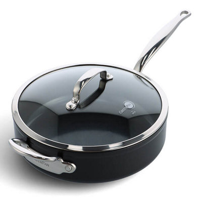 Greenpan Barcelona Pro Aluminium Non-Stick 28Cm/4.6L Saute Pan With Lid from B&Q