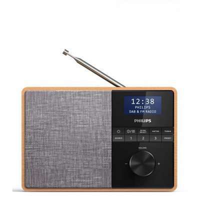B&Q -  Tar5505-10 Black Audio Portable Bluetooth Fm/dab+ Digital Radio Includes Free Gift