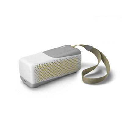 Philips Tas4807 White Audio Wireless Bluetooth Waterproof Ip67 Speaker Includes Free Gift from B&Q