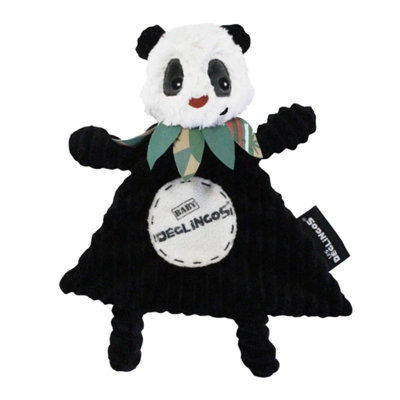 Les Dèglingos Les Degingos Baby Blanket Rototos The Panda Comforter Soft Plush Cuddly Toy from B&Q